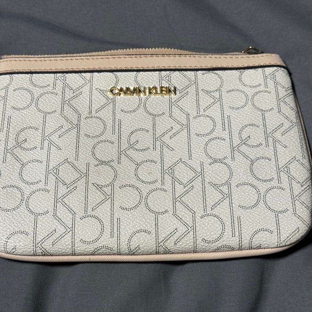 Calvin Klein Beige Wristlet